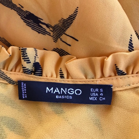 Bamboo print dress, size small - Picture 4 of 6